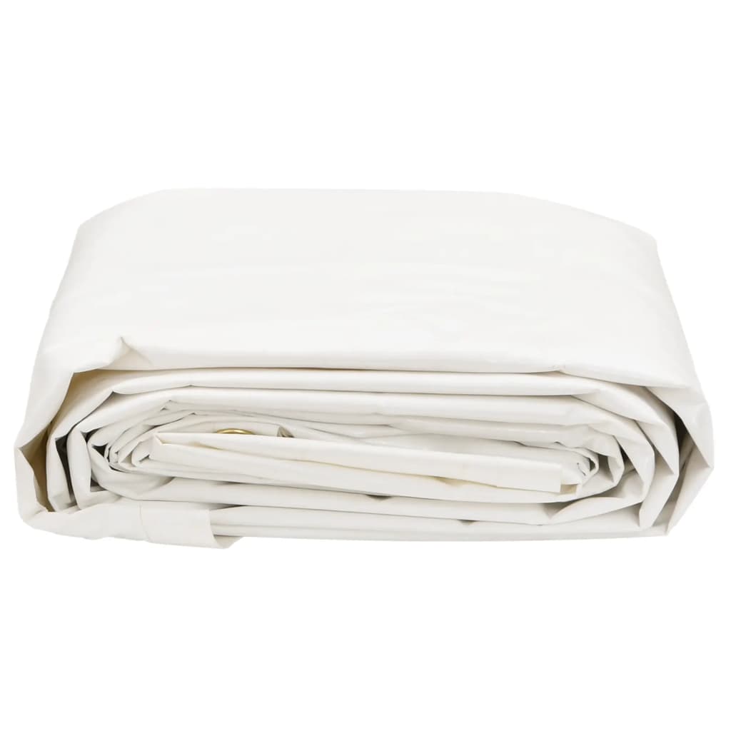 Dekzeil 650 g/m² 1x2,5 m wit – afbeelding 3