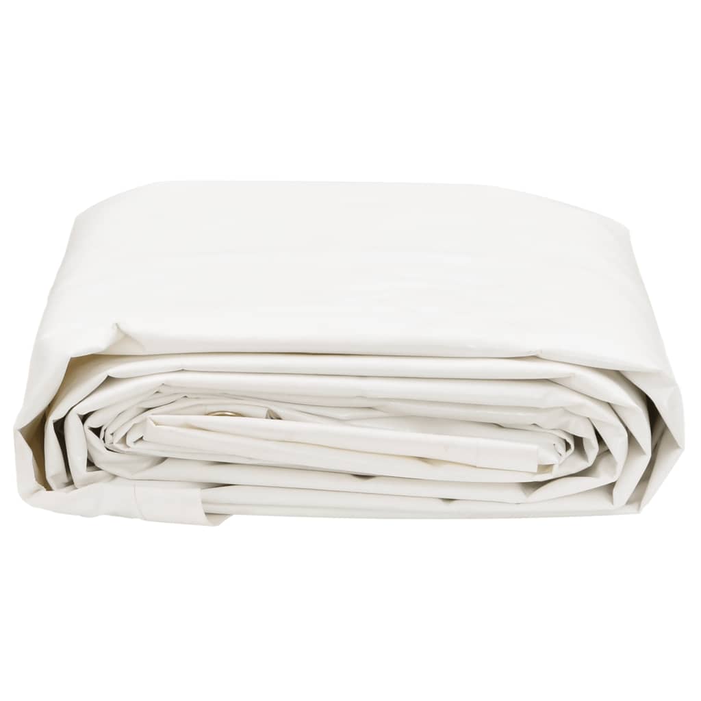 Dekzeil 650 g/m² 1,5x2 m wit – afbeelding 3