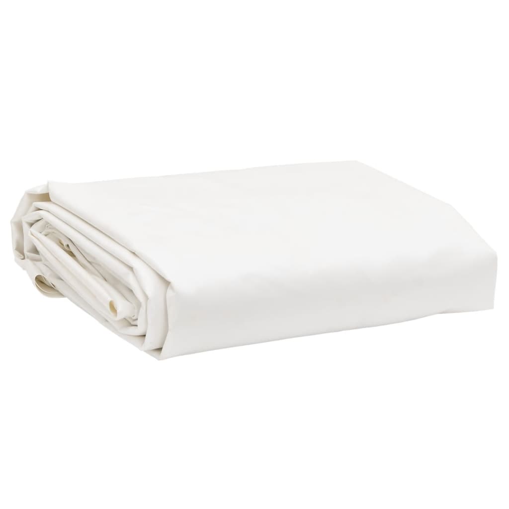 Dekzeil 650 g/m² 1,5x2,5 m wit – afbeelding 1