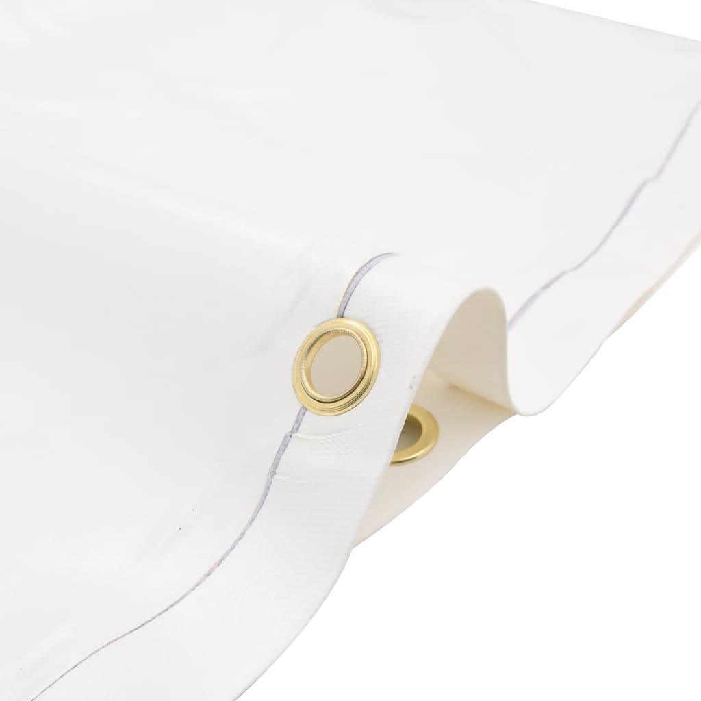 Dekzeil 650 g/m² 5x8 m wit – afbeelding 4