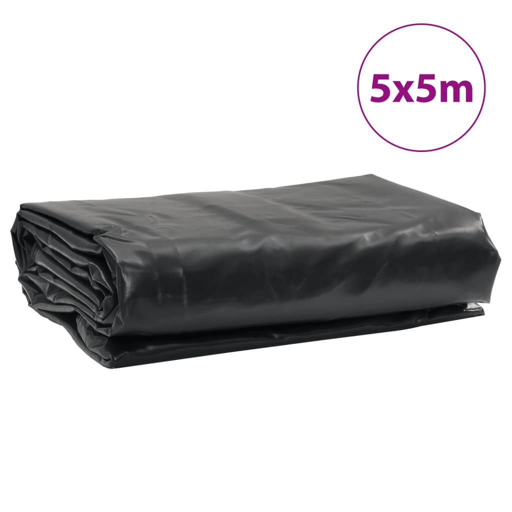 Dekzeil 650 g/m² 5x5 m zwart – afbeelding 9