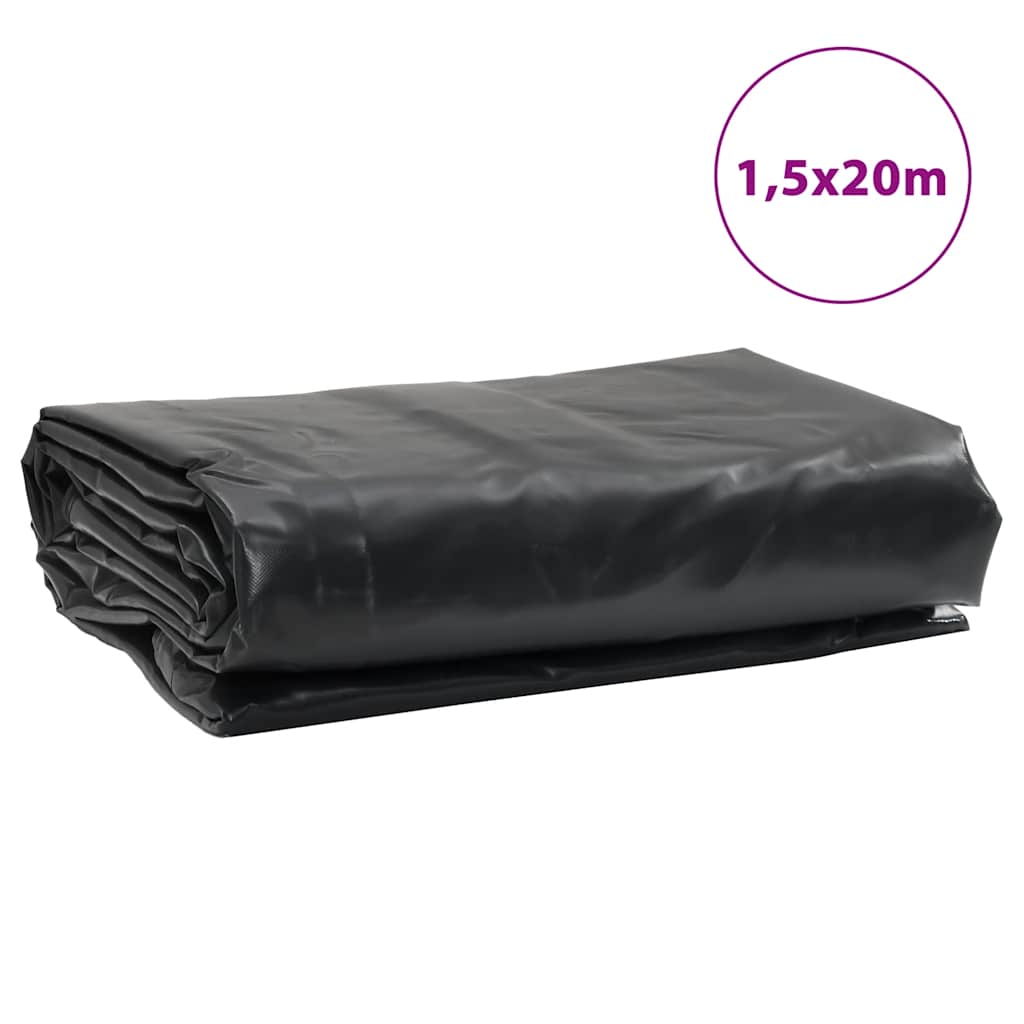 Dekzeil 650 g/m² 1,5x20 m antracietkleurig – afbeelding 9