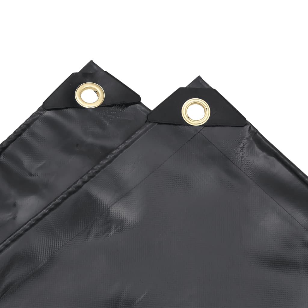 Dekzeil 650 g/m² 1x2,5 m antracietkleurig – afbeelding 5
