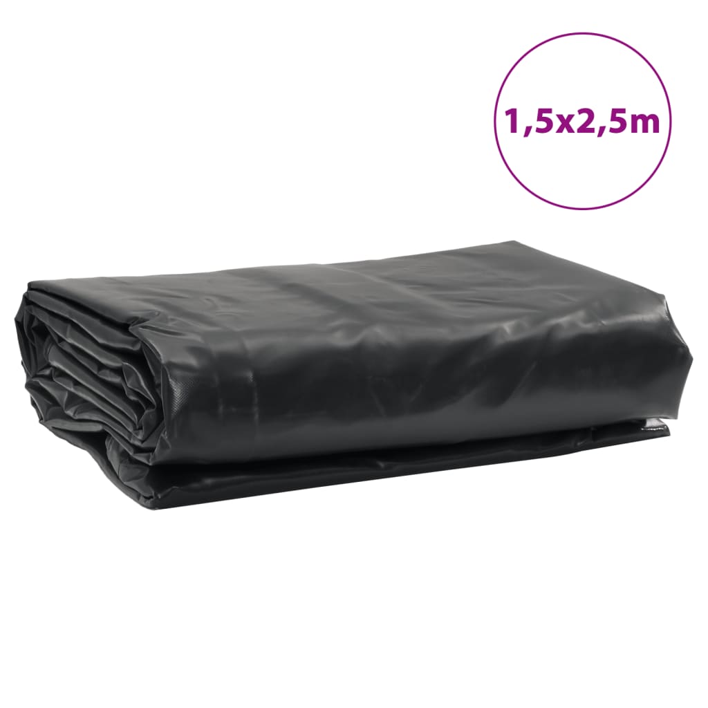 Dekzeil 650 g/m² 1,5x2,5 m antracietkleurig – afbeelding 9