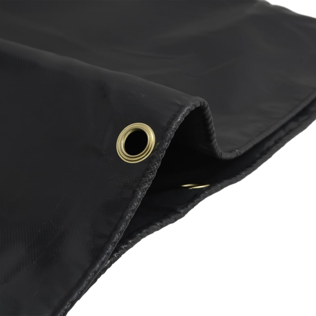 Dekzeil 650 g/m² 5x5 m antracietkleurig – afbeelding 4