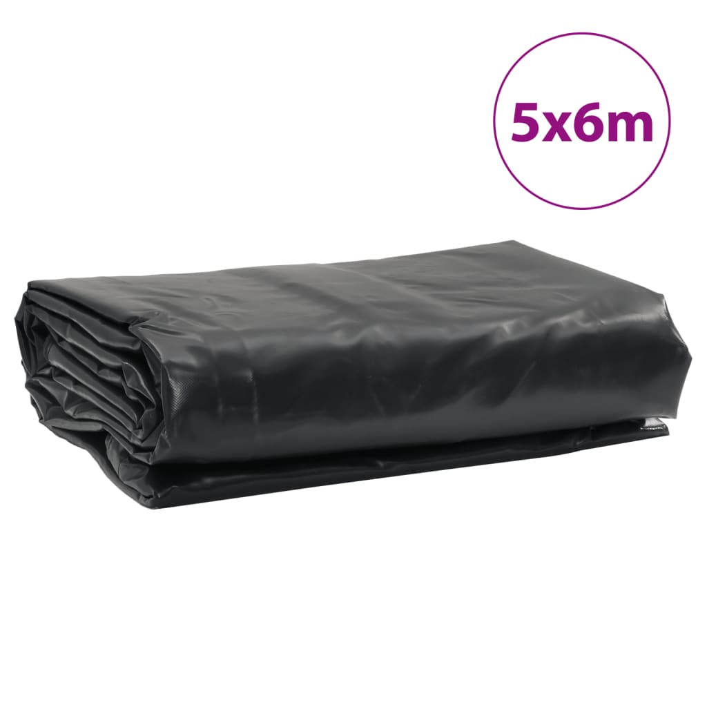 Dekzeil 650 g/m² 5x6 m antracietkleurig – afbeelding 9