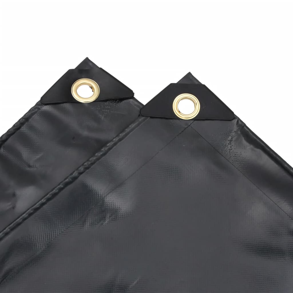 Dekzeil 650 g/m² 5x7 m antracietkleurig – afbeelding 5