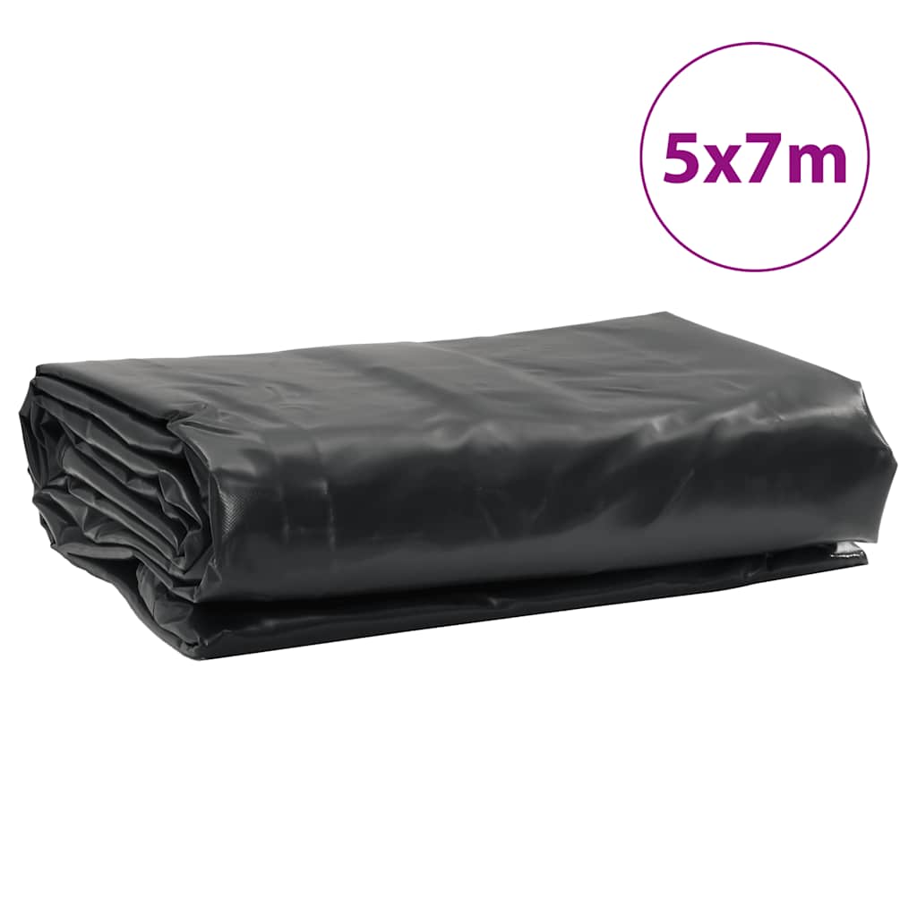 Dekzeil 650 g/m² 5x7 m antracietkleurig – afbeelding 9