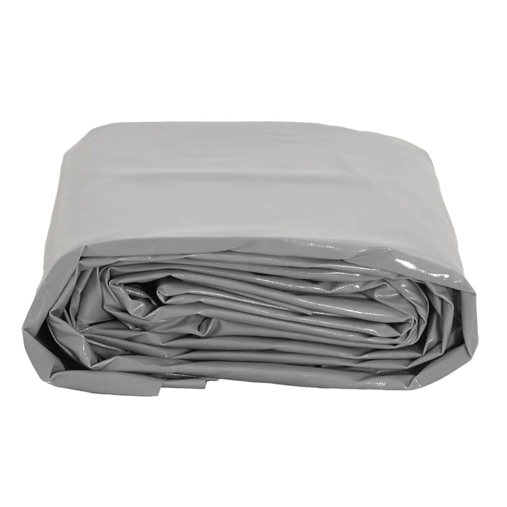 Dekzeil 650 g/m² 3x4 m grijs – afbeelding 3