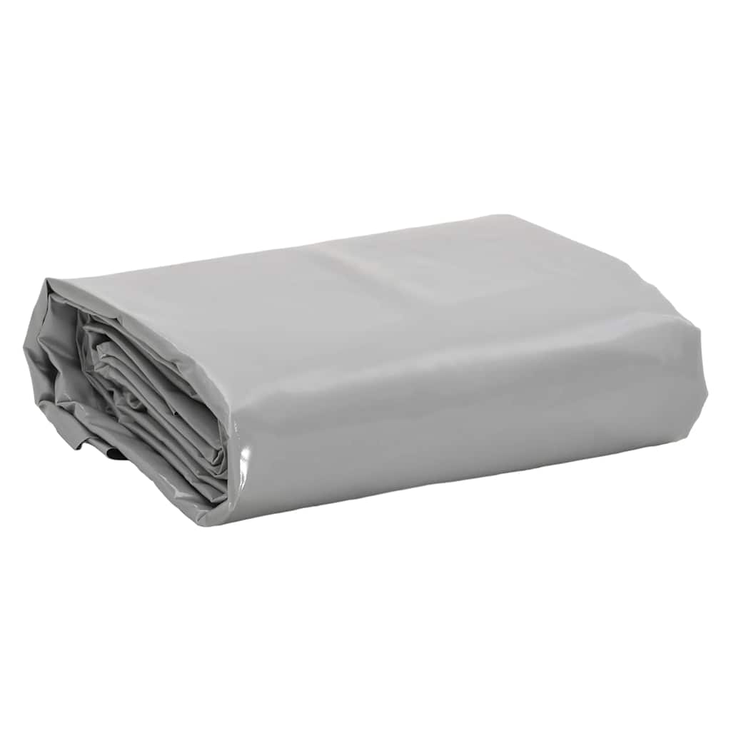 Dekzeil 650 g/m² 4x4 m grijs