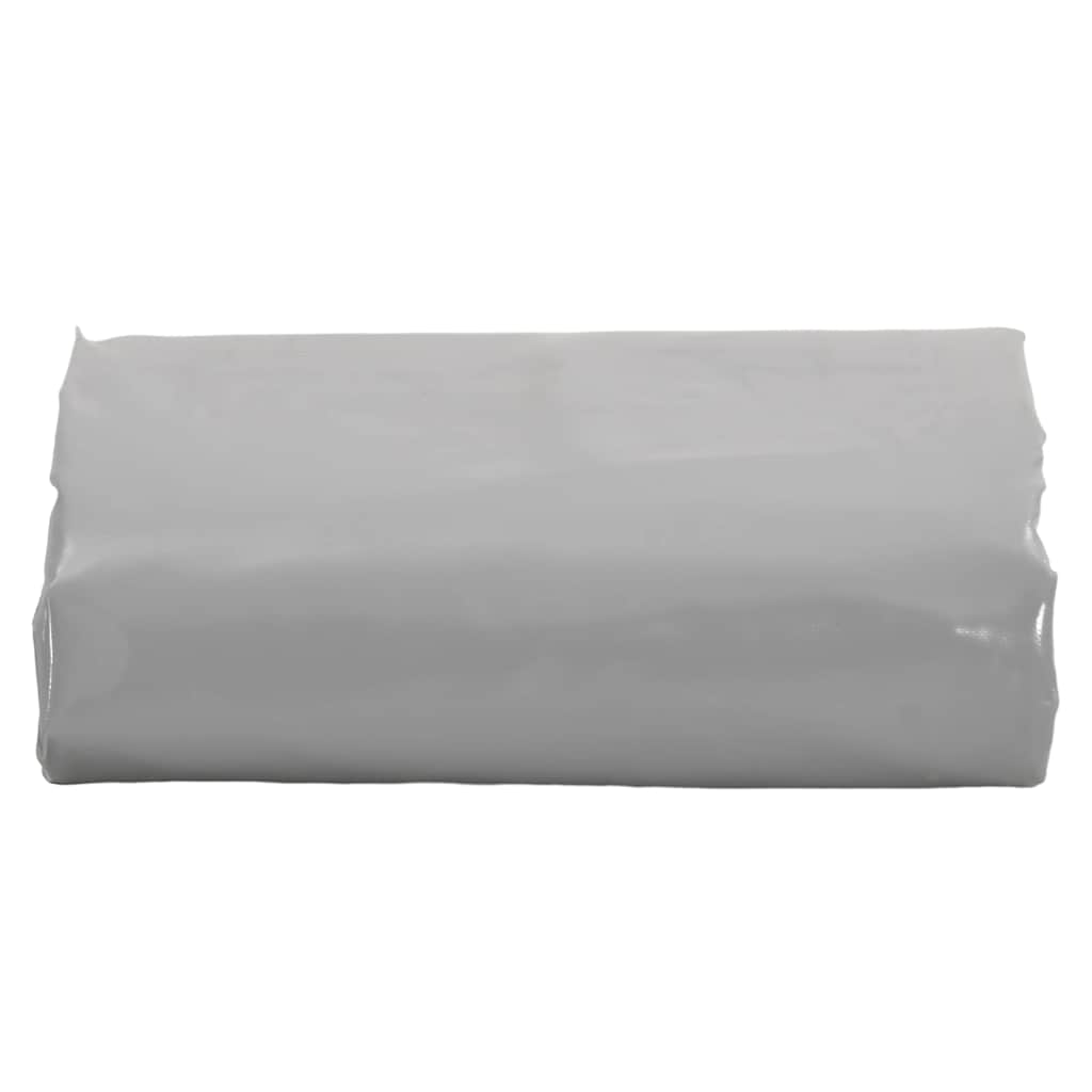 Dekzeil 650 g/m² 4x4 m grijs – afbeelding 2