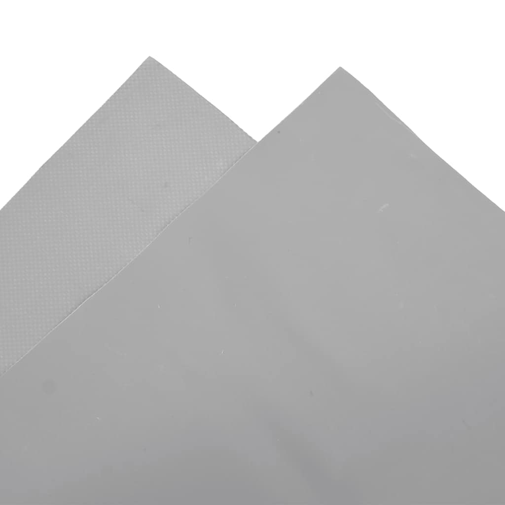 Dekzeil 650 g/m² 4x4 m grijs – afbeelding 5