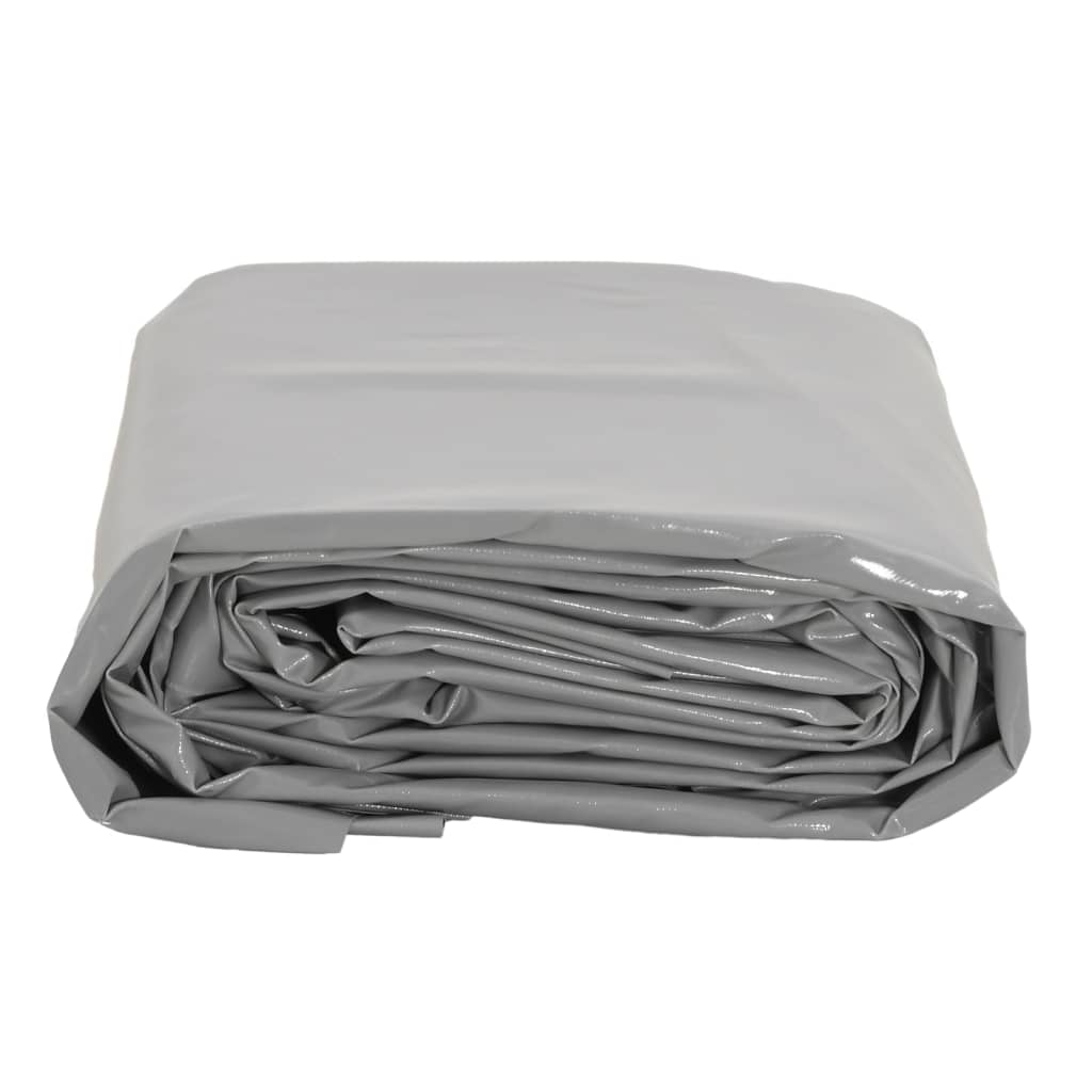 Dekzeil 650 g/m² 4x5 m grijs – afbeelding 3