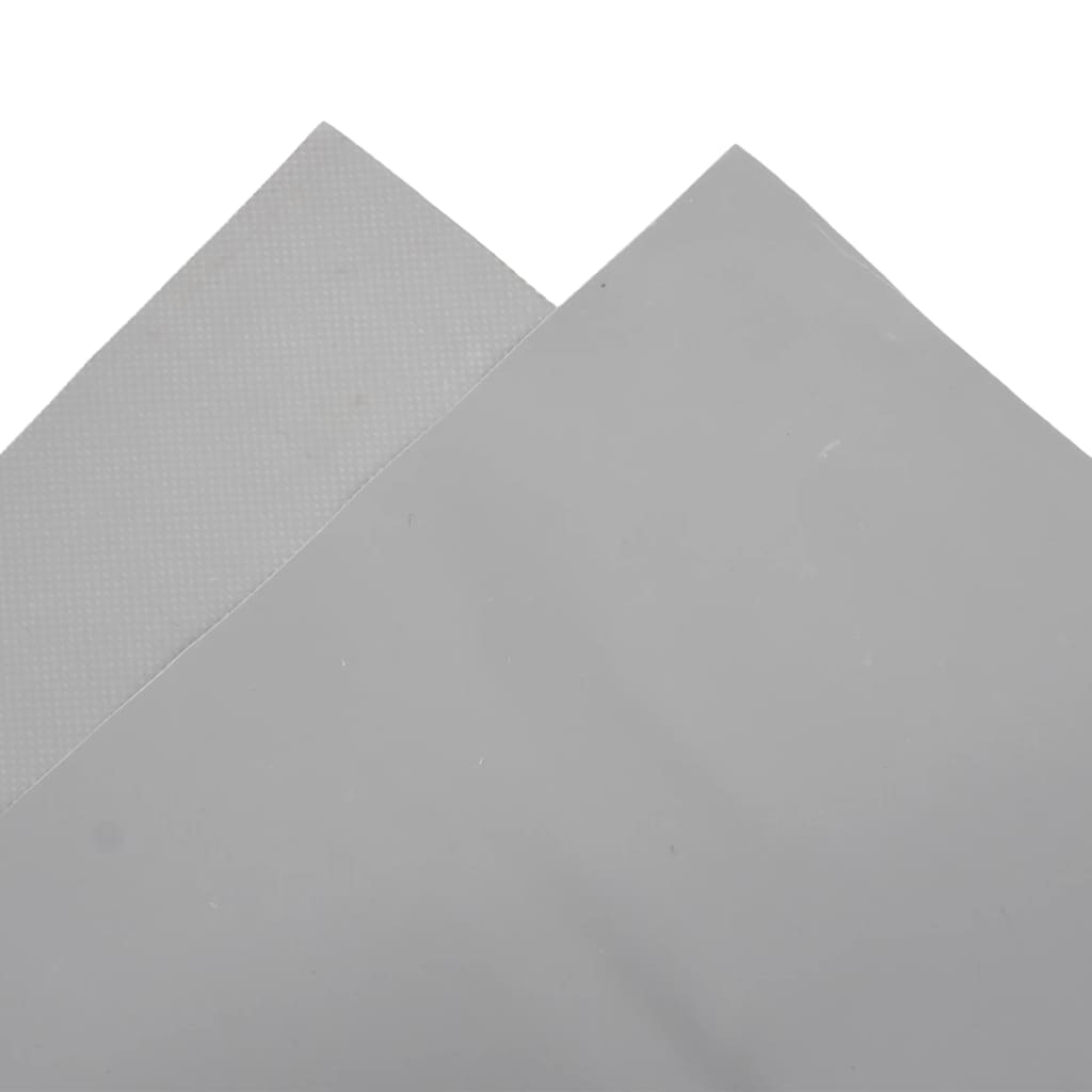 Dekzeil 650 g/m² 4x7 m grijs – afbeelding 5