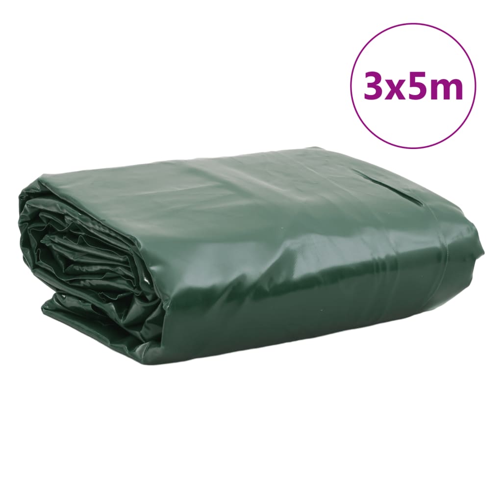 Dekzeil 650 g/m² 3x5 m groen – afbeelding 9