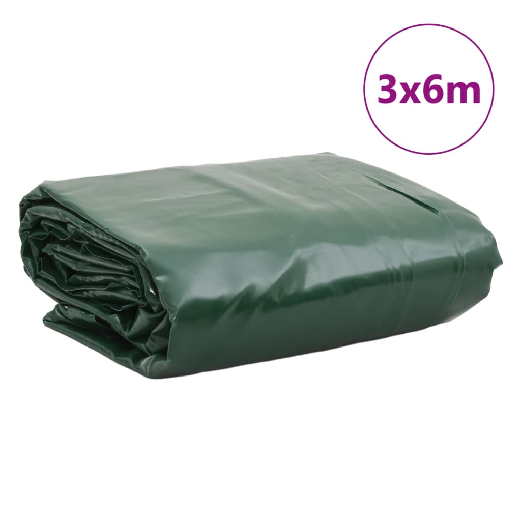 Dekzeil 650 g/m² 3x6 m groen – afbeelding 9