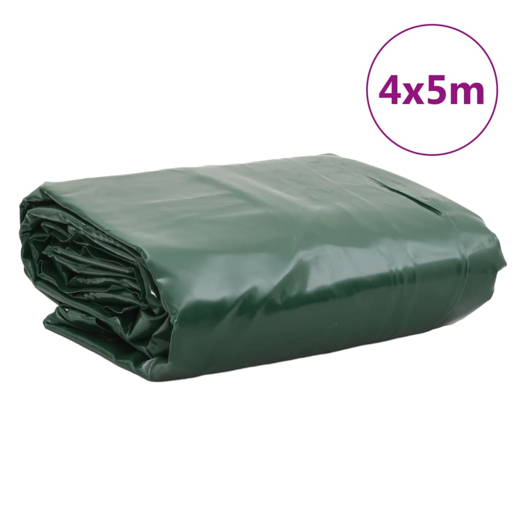 Dekzeil 650 g/m² 4x5 m groen – afbeelding 9