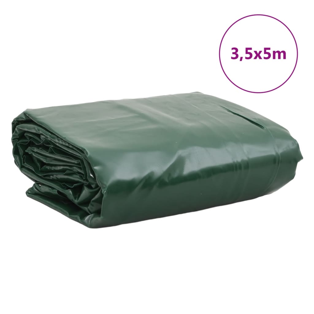 Dekzeil 650 g/m² 3,5x5 m groen – afbeelding 9