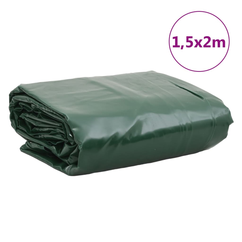 Dekzeil 650 g/m² 1,5x2 m groen – afbeelding 9