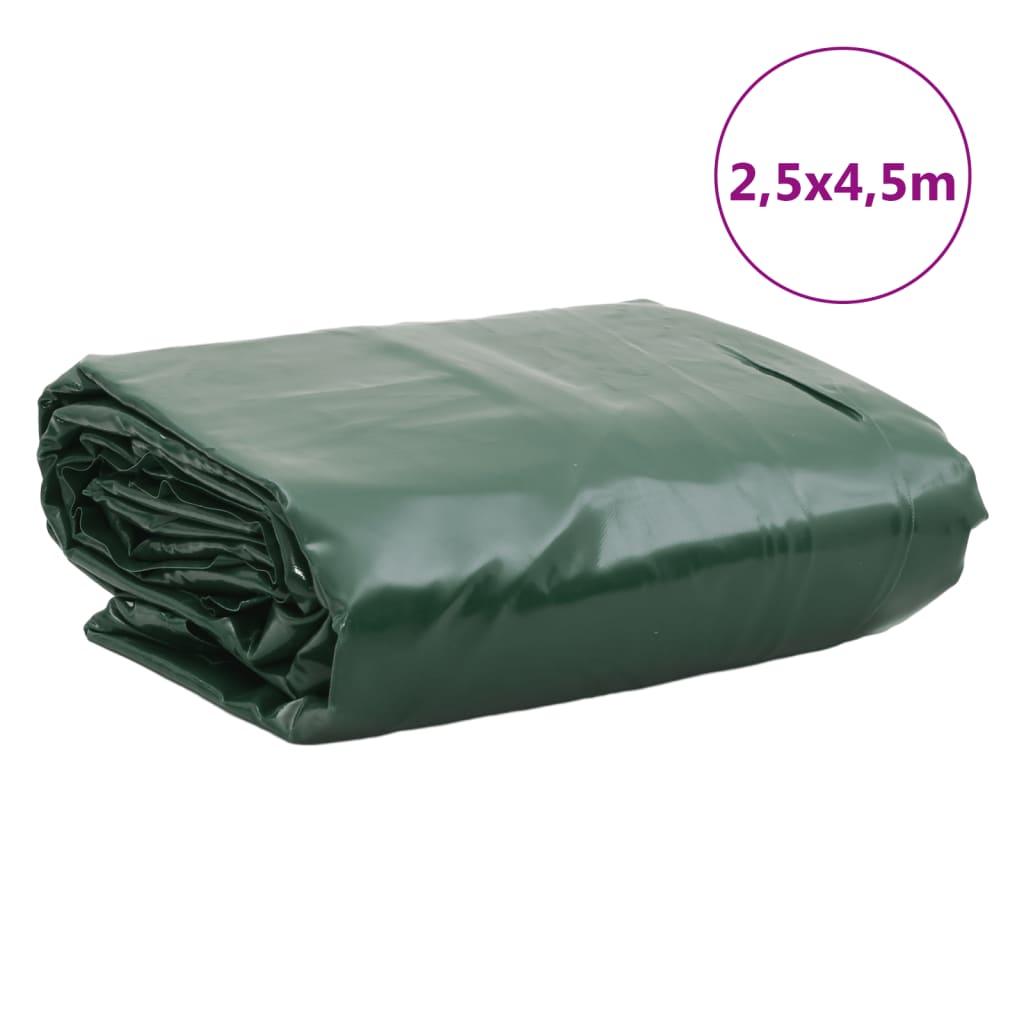 Dekzeil 650 g/m² 2,5x4,5 m groen – afbeelding 9