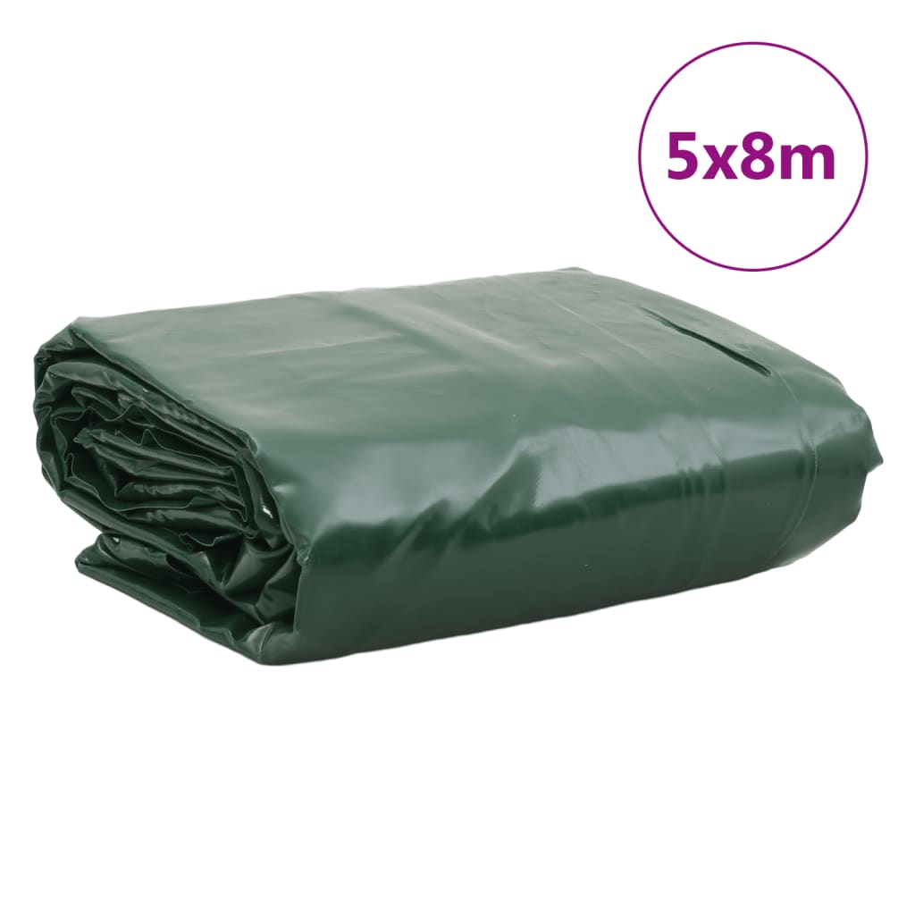 Dekzeil 650 g/m² 5x8 m groen – afbeelding 9