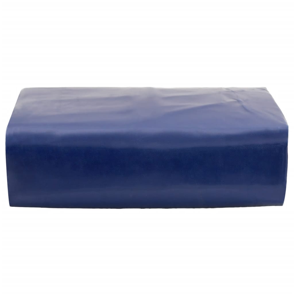 Dekzeil 650 g/m² 1x2,5 m blauw – afbeelding 2