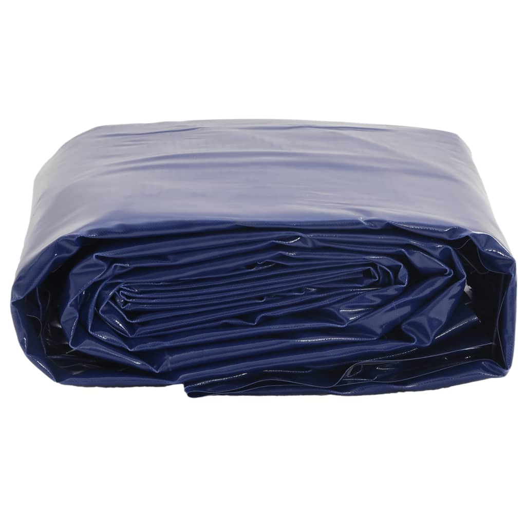 Dekzeil 650 g/m² 1x2,5 m blauw – afbeelding 3