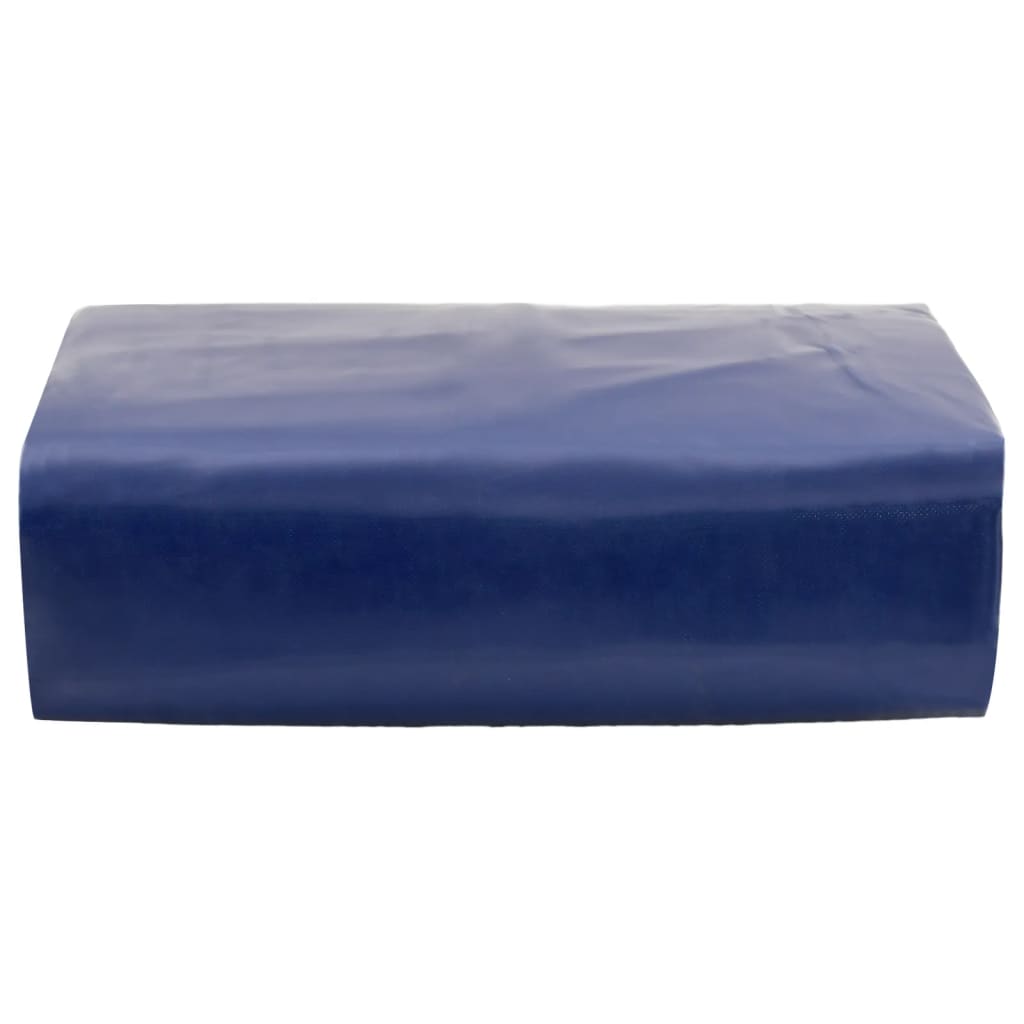 Dekzeil 650 g/m² 5x8 m blauw – afbeelding 2