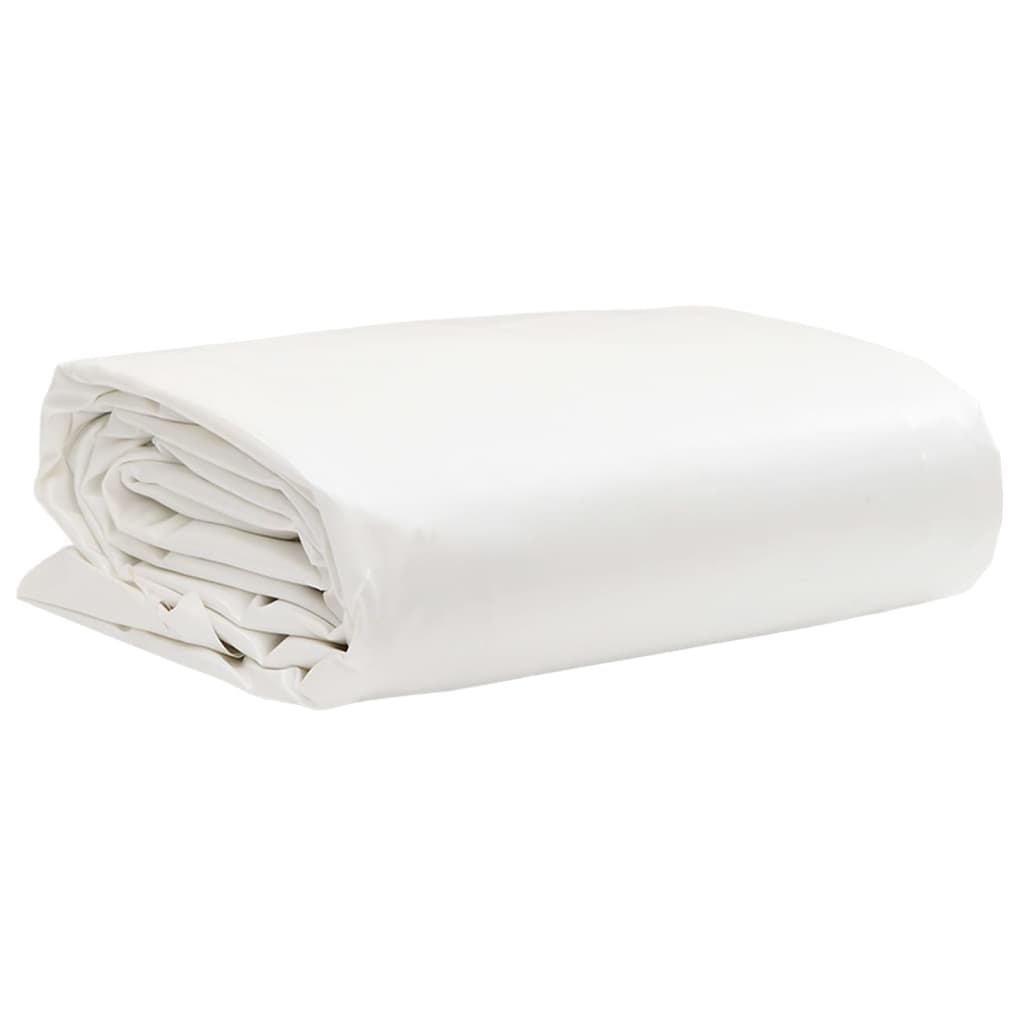 Dekzeil 650 g/m² 4x5 m wit – afbeelding 1