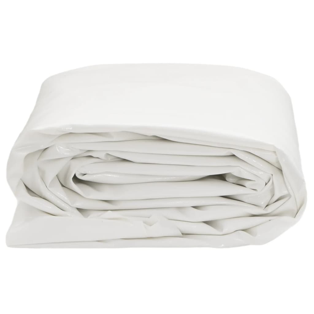 Dekzeil 650 g/m² 4x6 m wit – afbeelding 3