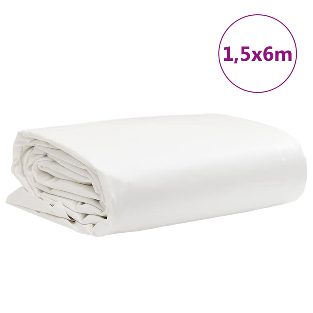 Dekzeil 650 g/m² 1,5x6 m wit – afbeelding 9