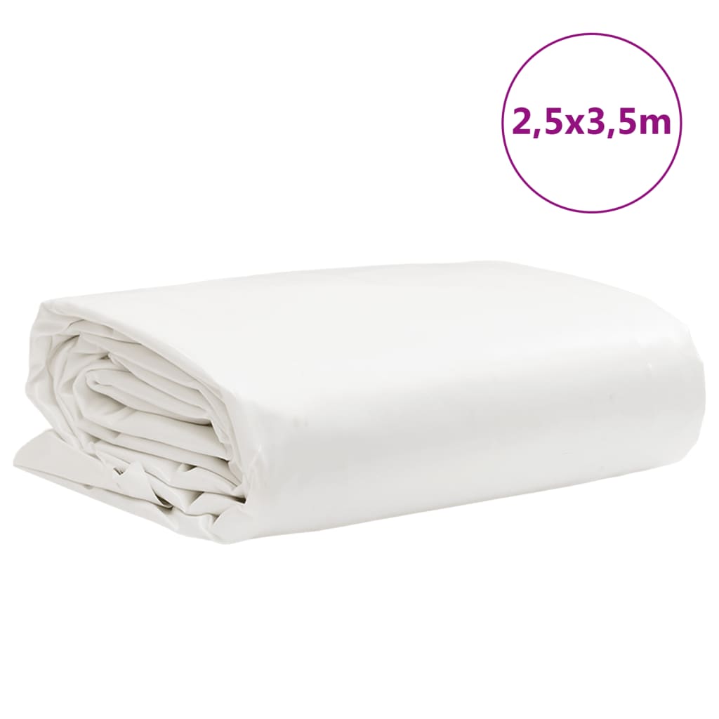 Dekzeil 650 g/m² 2,5x3,5 m wit – afbeelding 9