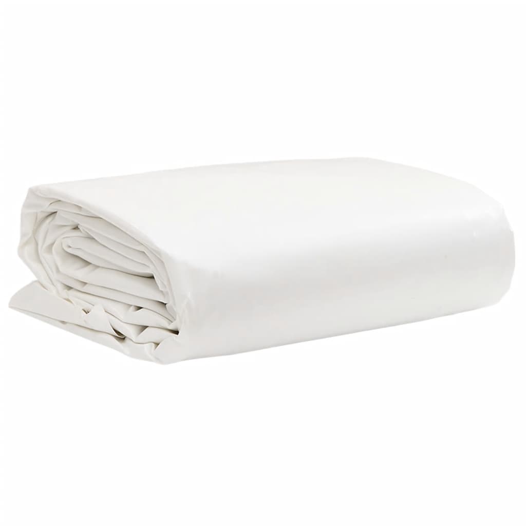 Dekzeil 650 g/m² 3,5x5 m wit – afbeelding 1