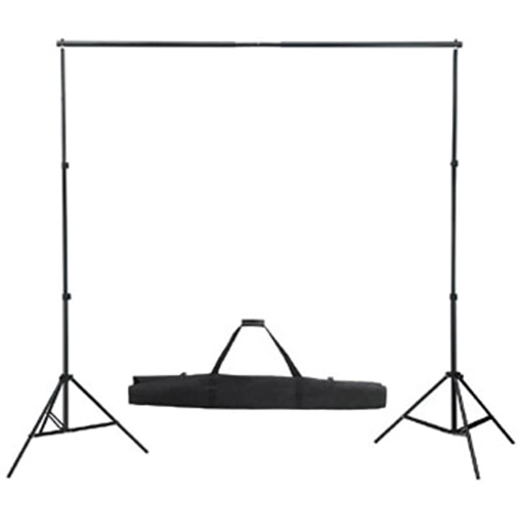 Studioset met groene achtergrond en lampen 600x300 cm – afbeelding 5