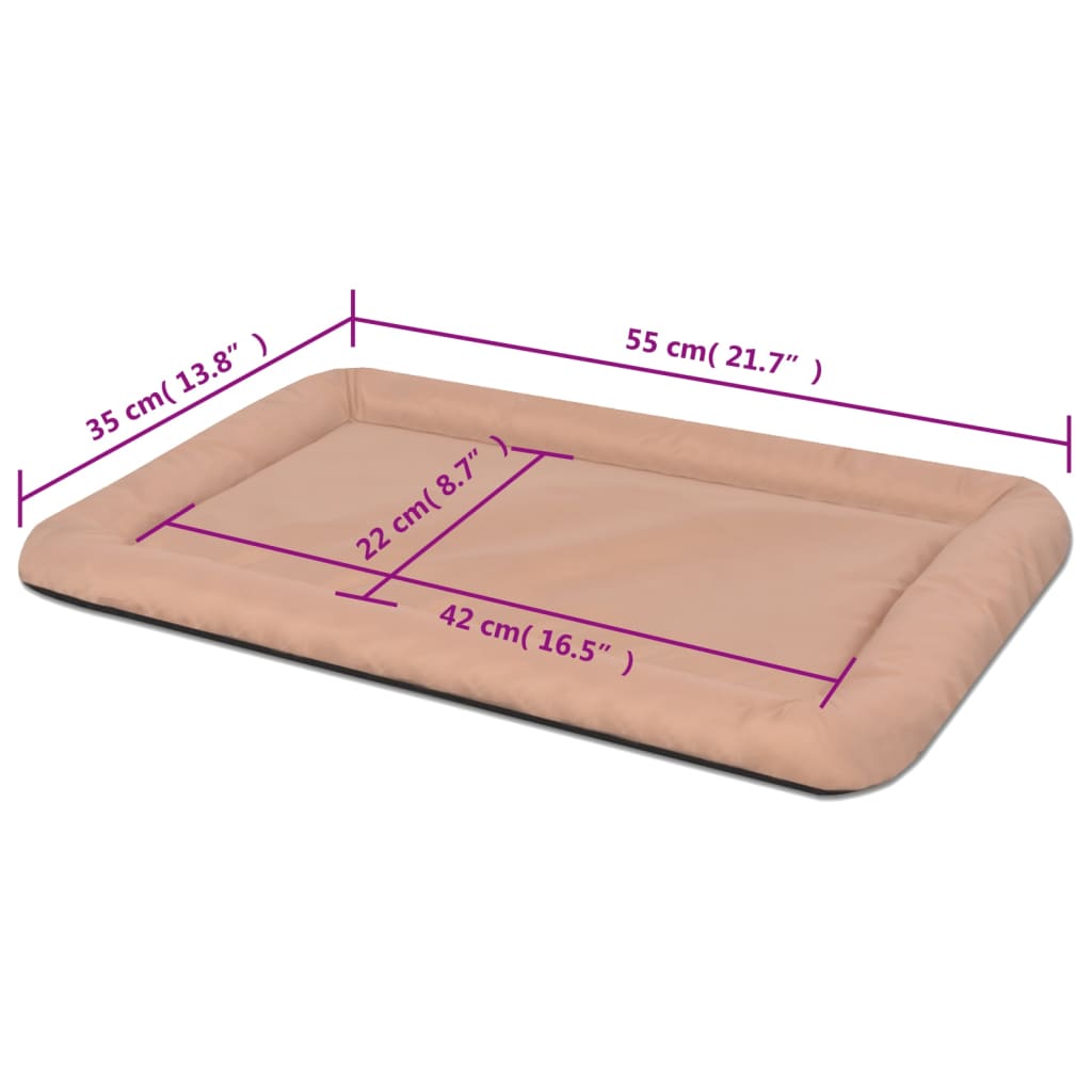 Hondenmatras maat M beige – afbeelding 5