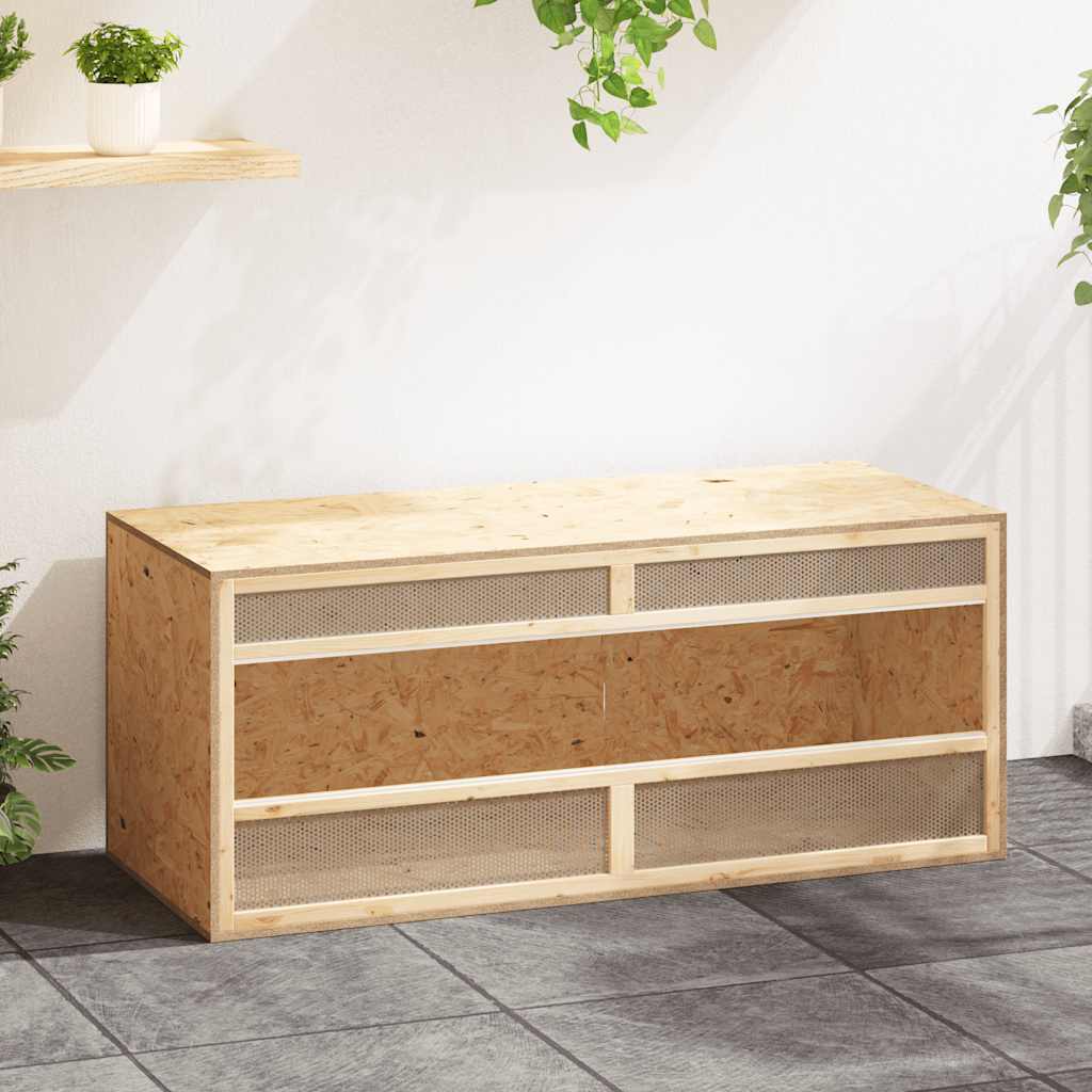 Terrarium 120x50x50 cm bewerkt hout