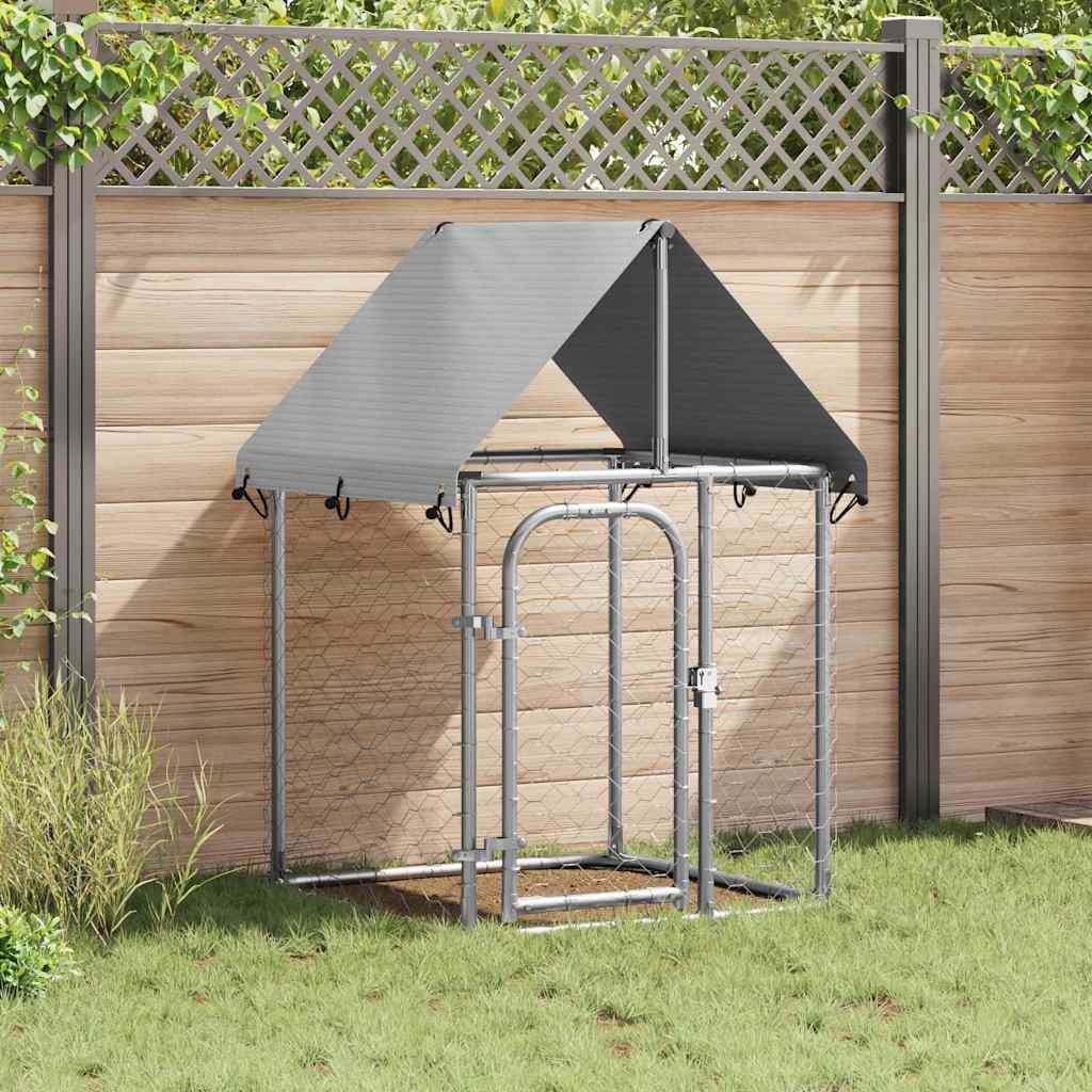 Hondenkennel voor buiten met dak 100x100x150 cm
