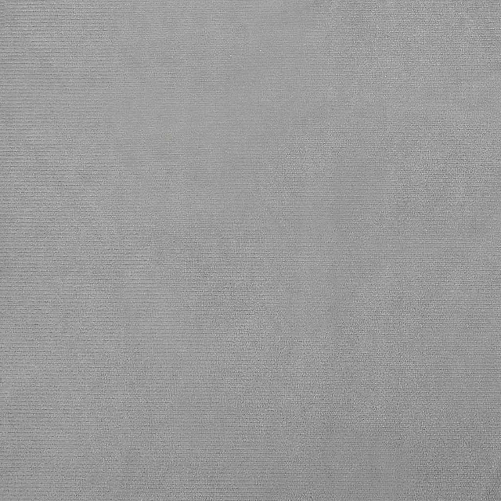 Hondenmand 70x45x26,5 cm fluweel lichtgrijs – afbeelding 6