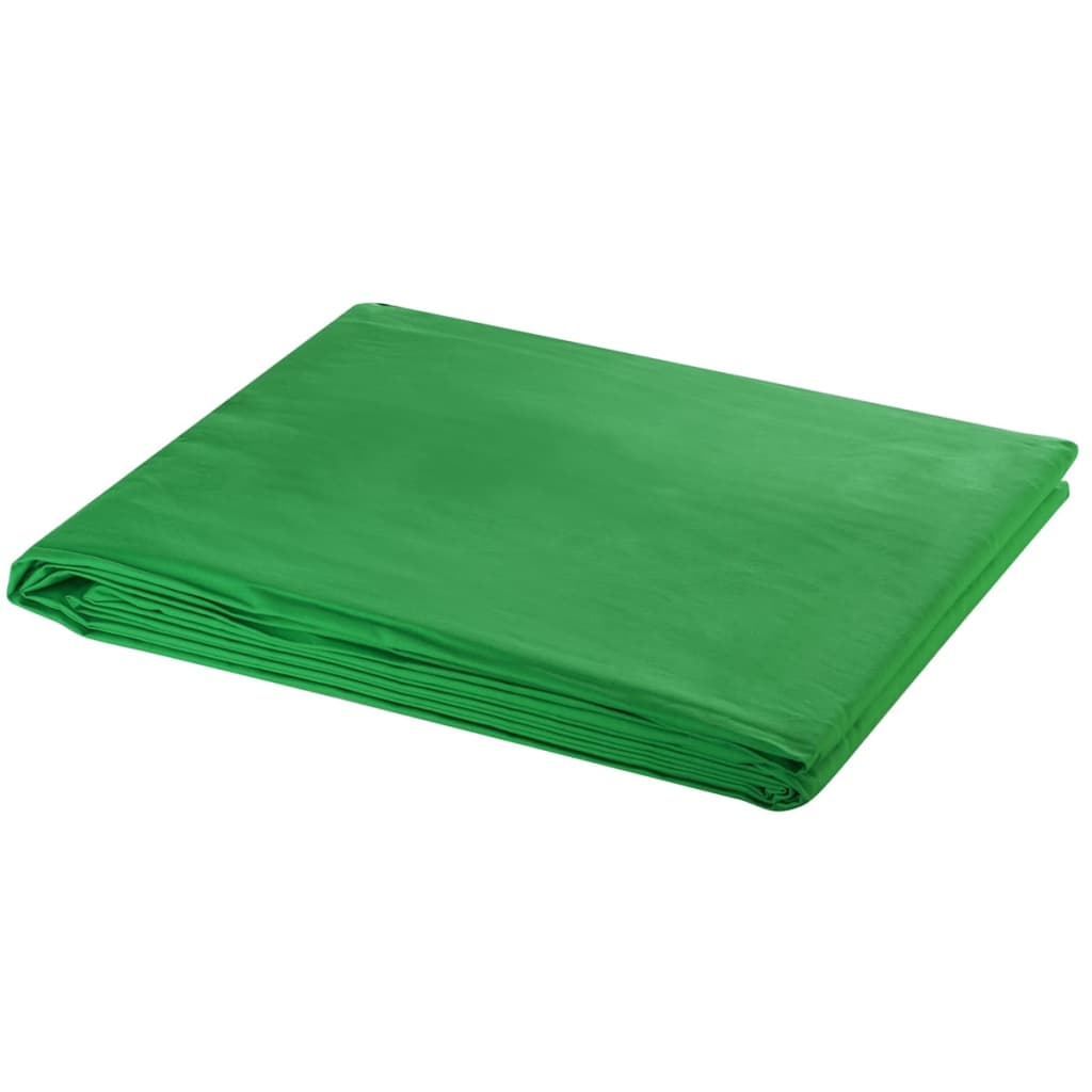 Achtergrond zonder standaard chromakey 600x300 cm katoen groen