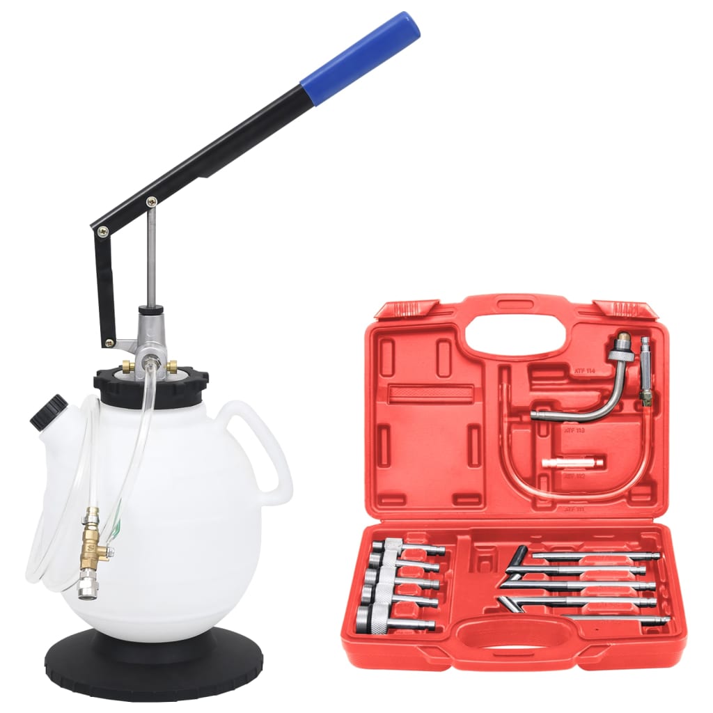 Transmissievloeistofvuller automatisch met gereedschapsset 7,5L – afbeelding 1