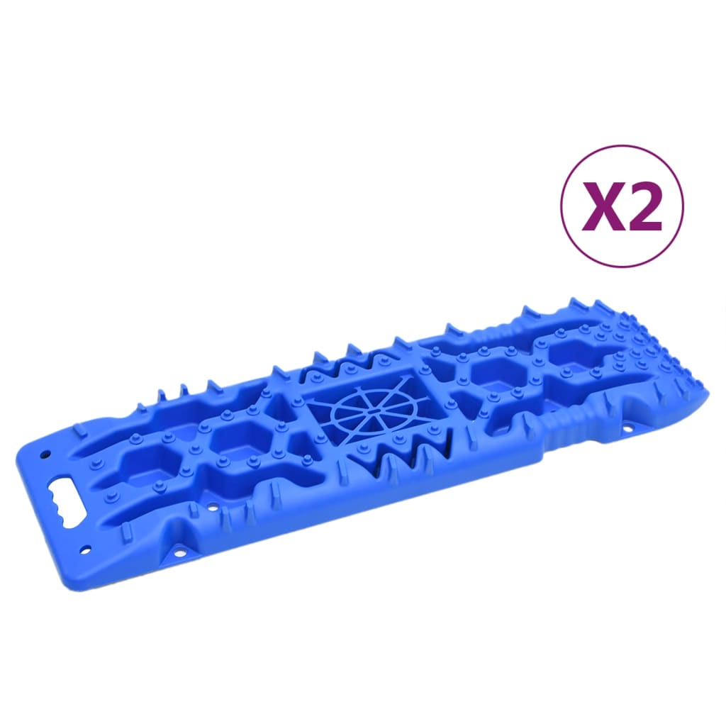 Gripplaten 2 st 107x31x7 cm nylon blauw