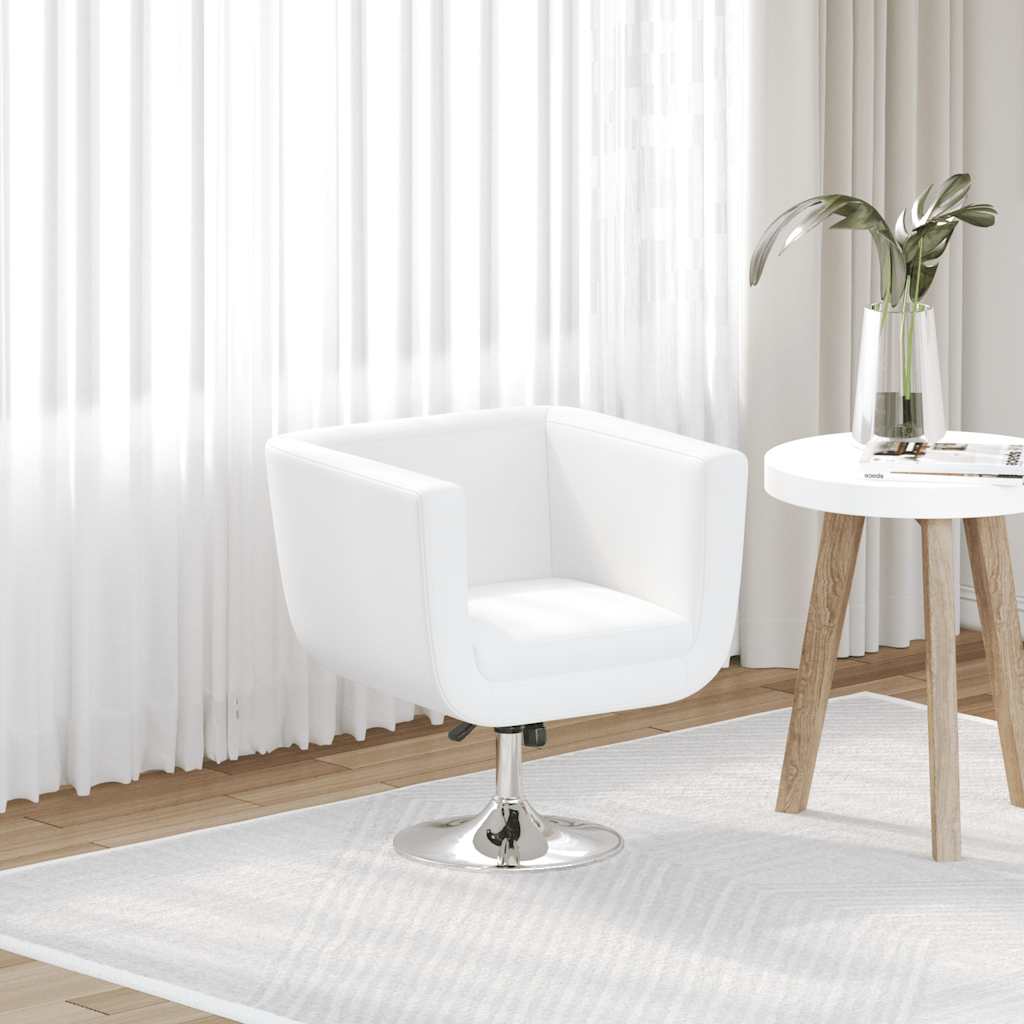 Barkruk kunstleer wit