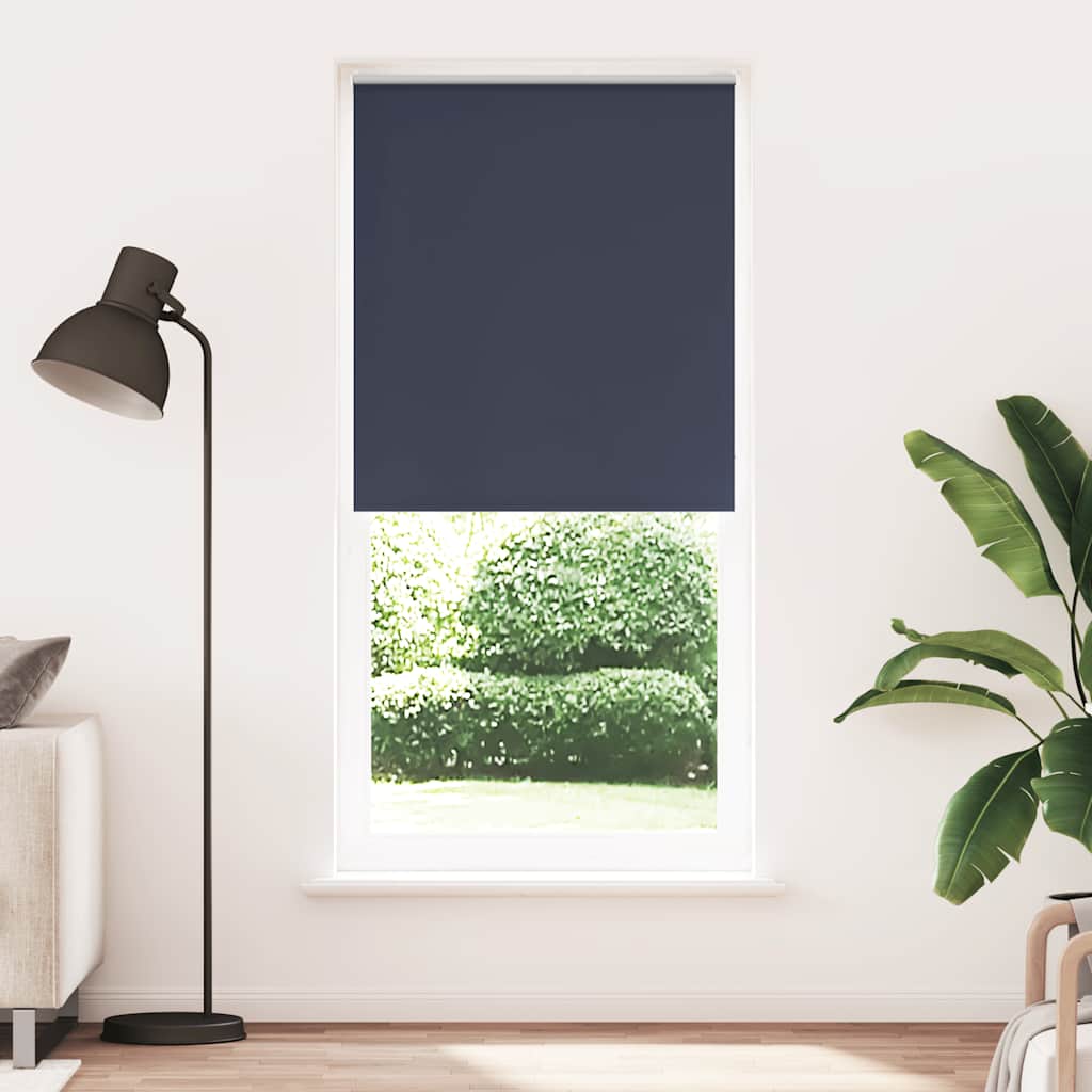 Rolgordijn verduisterend 84,4 x 230 cm stofbreedte 80 cm marine – afbeelding 1