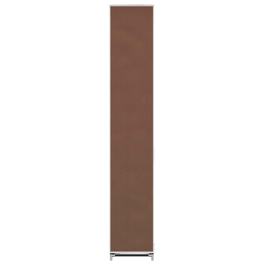 Stoffen schoenenrek met hoes 162 x 57 x 29 cm bruin – afbeelding 5