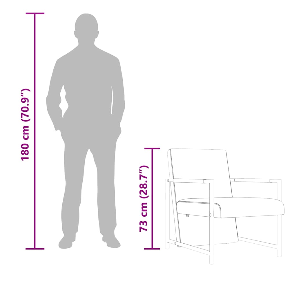 Fauteuil met chromen poten kunstleer zwart – afbeelding 7