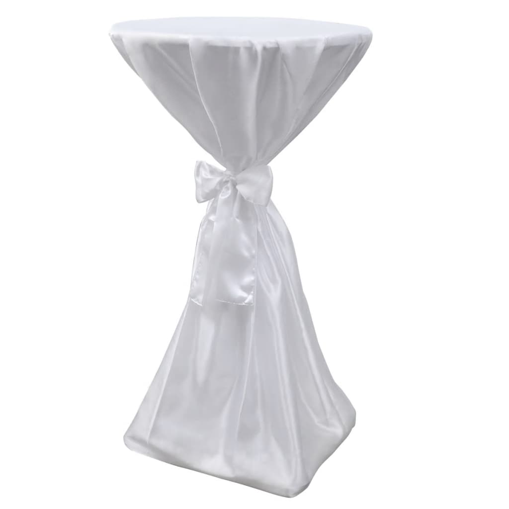 Statafelhoes met strik 60cm Wit (2 stuks) – afbeelding 4