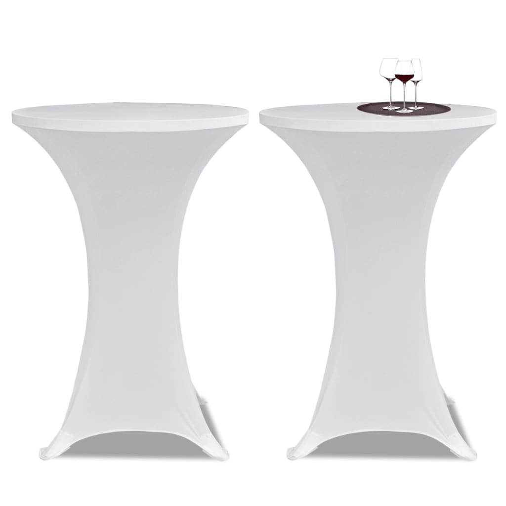 Statafelhoes Stretch Ø70cm Wit (2 stuks) – afbeelding 1