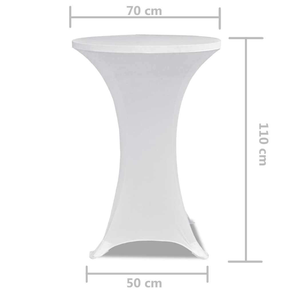 Statafelhoes Stretch Ø70cm Wit (2 stuks) – afbeelding 5