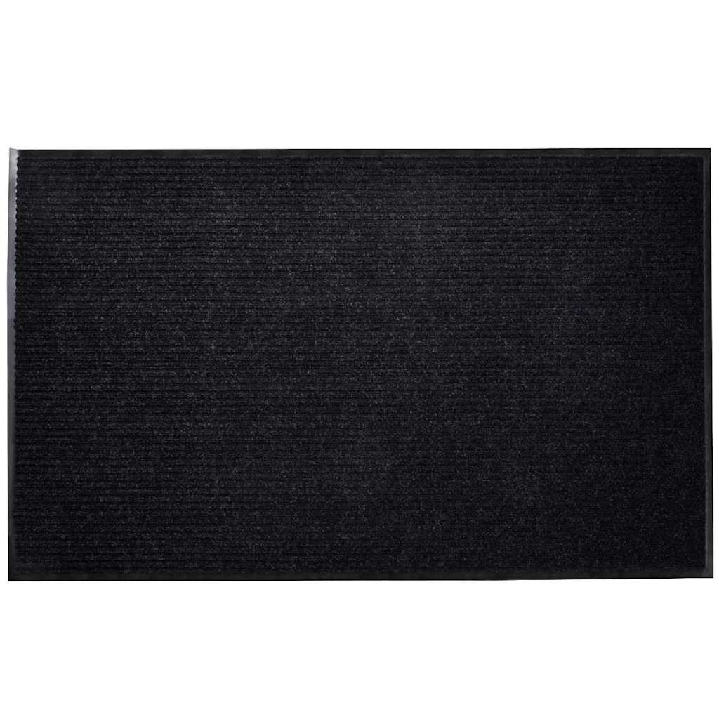 Deurmat 120x180 cm PVC zwart