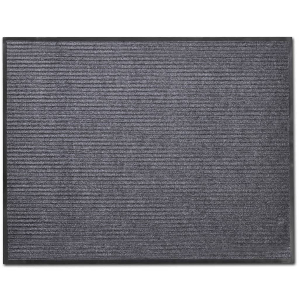 Deurmat 120x180 cm PVC grijs